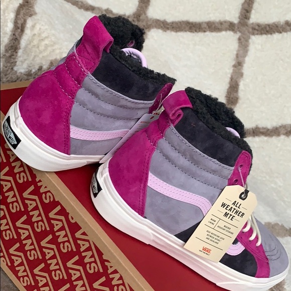••VANS Sk8-Hi 46 Mte Dx Mte Lilac Grey/Obsidian WM - Picture 10 of 16